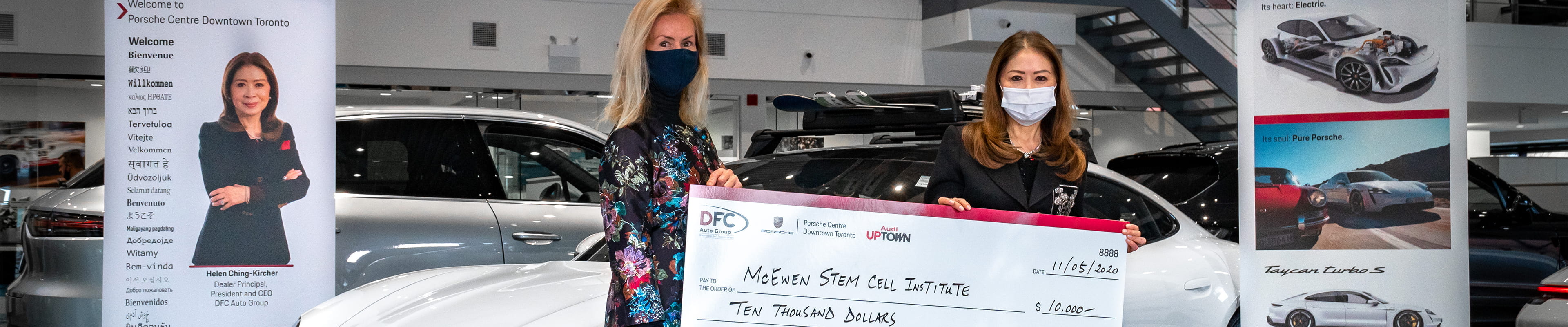 Helen Supports Stem Cell McEwen Insitute