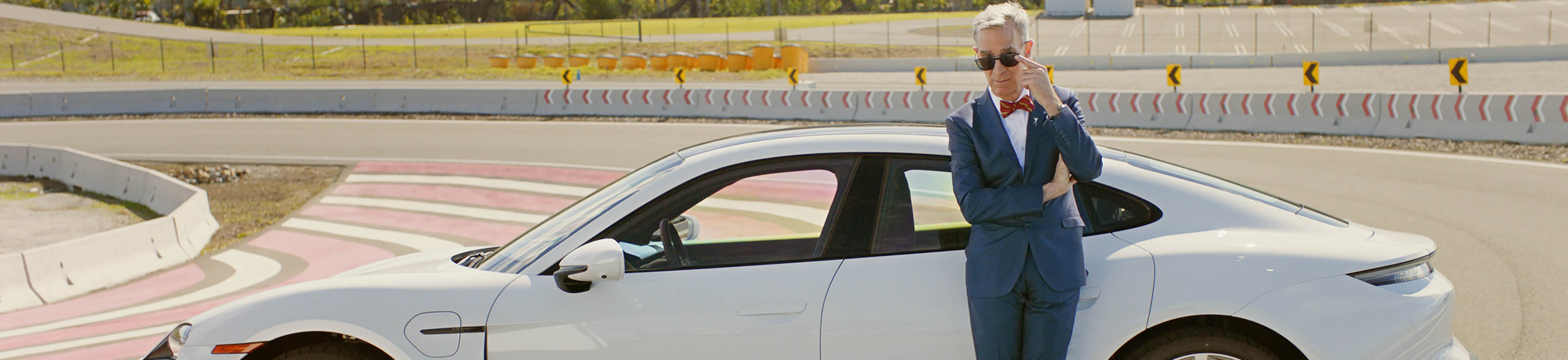 Porsche Taycan Bill Nye the Science Guy