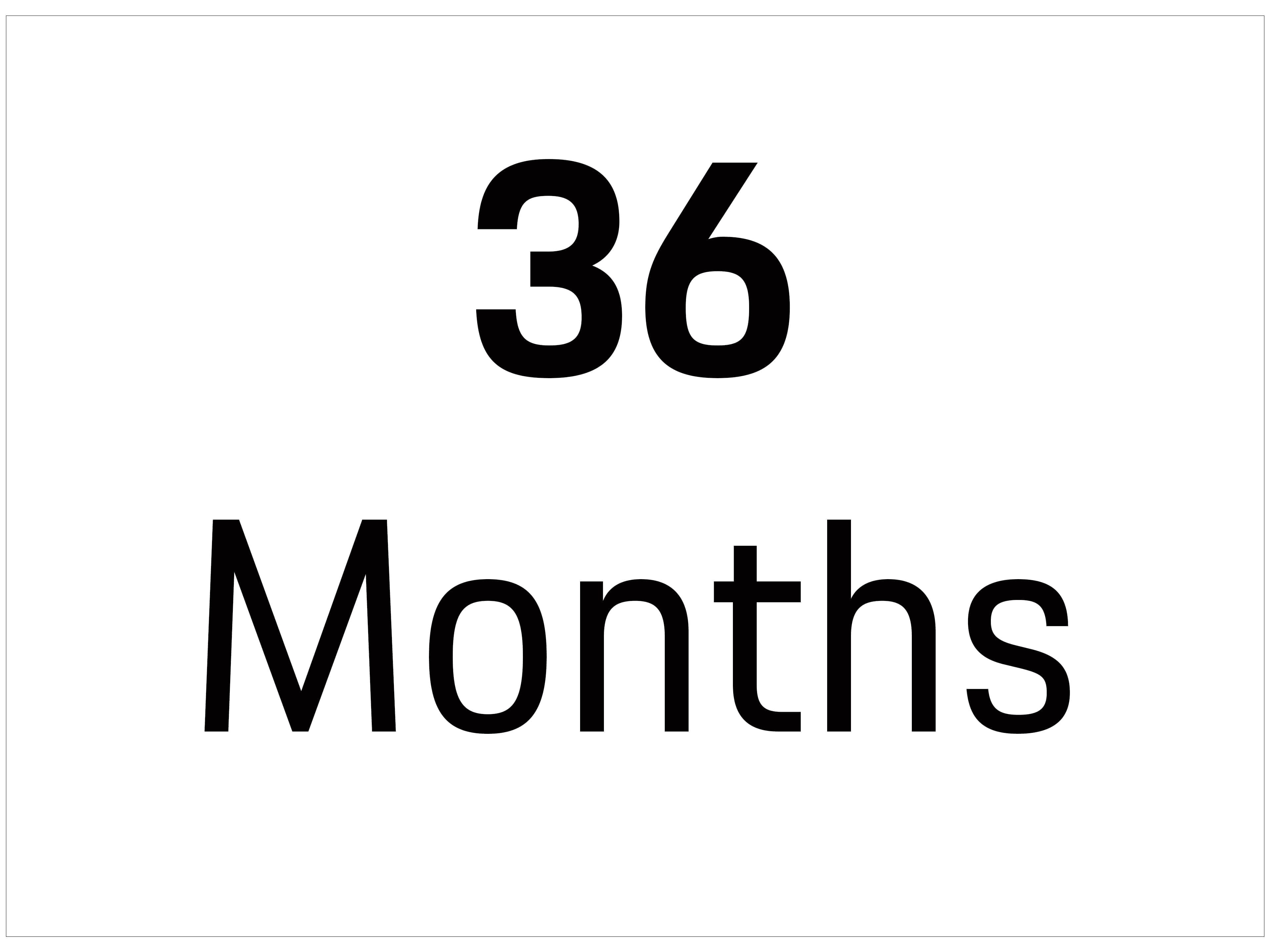 36 month term