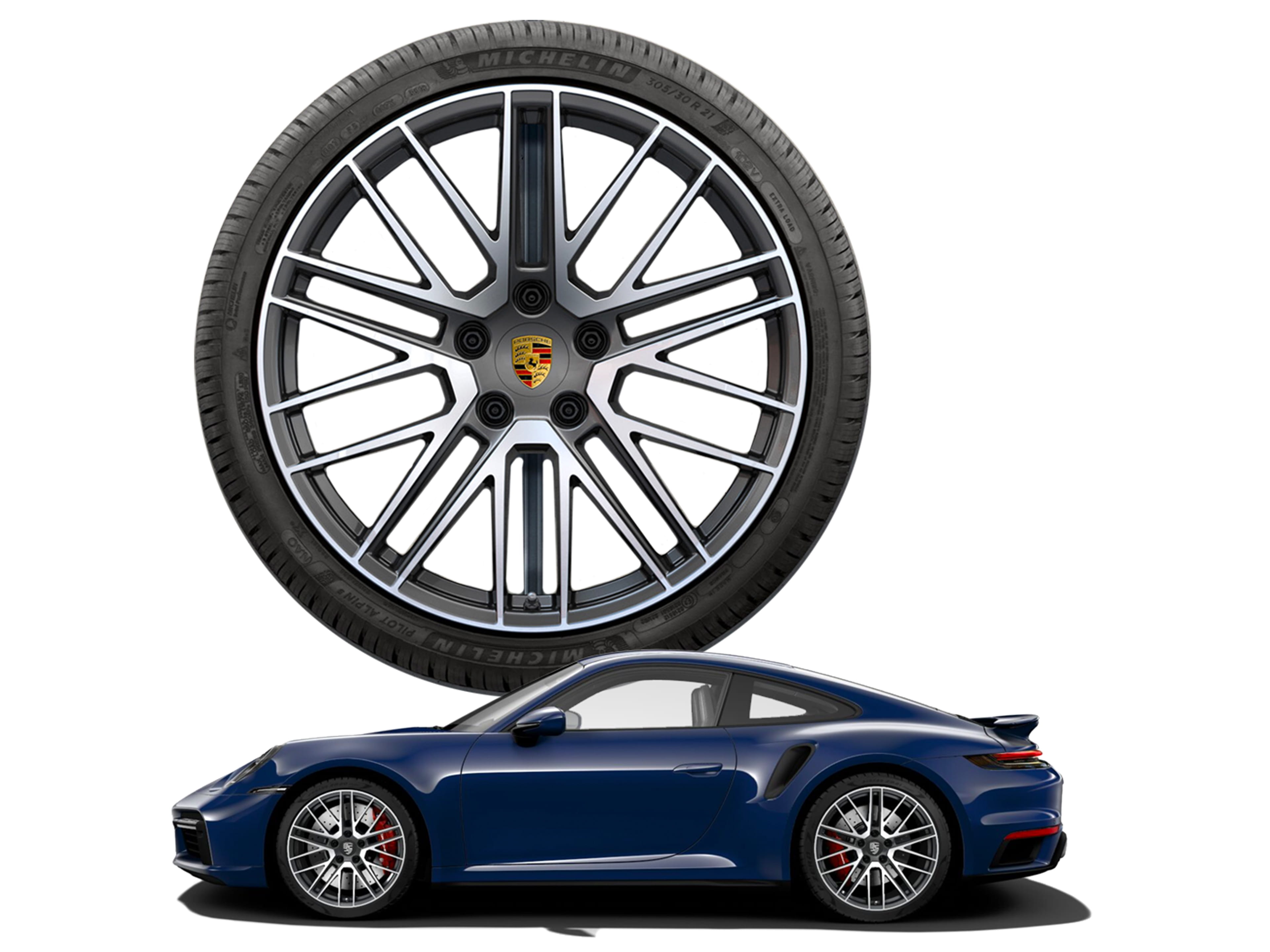 20-21 inch turbo 911