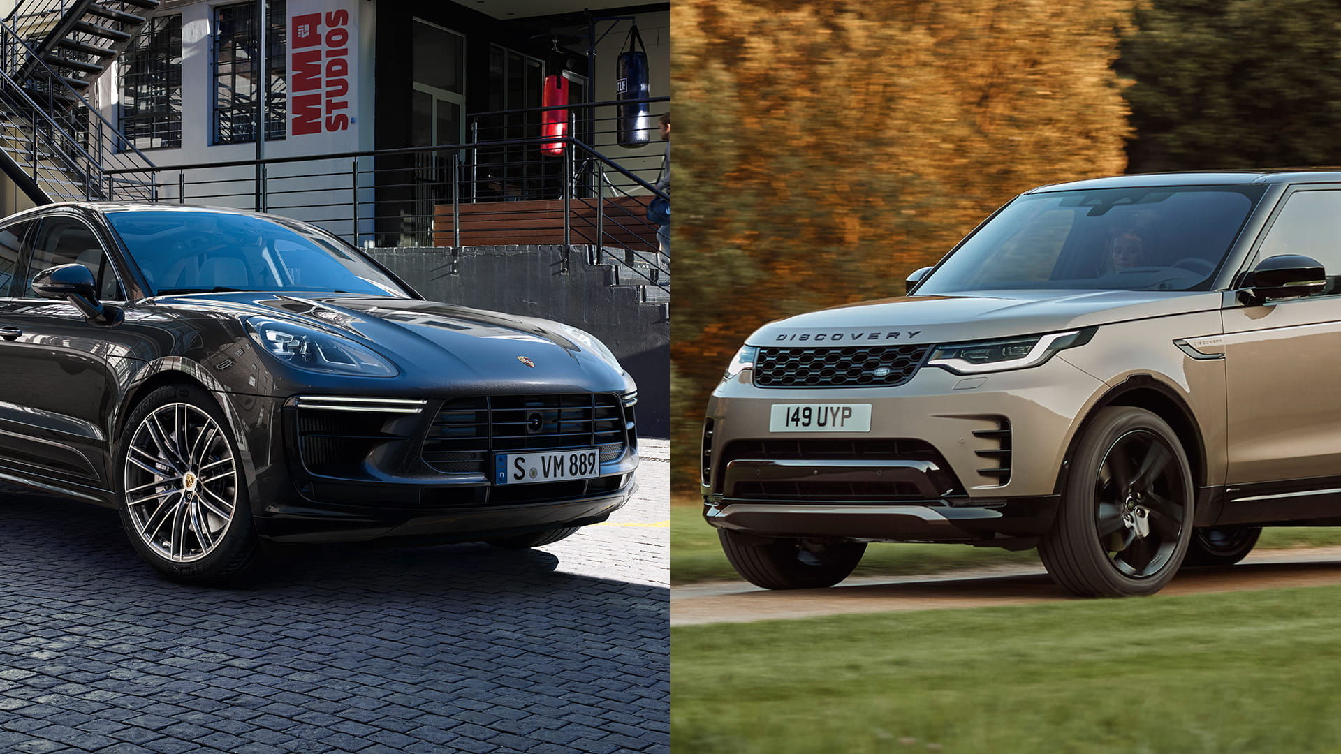 2021 Porsche Macan Turbo vs 2021 Land Rover Discovery