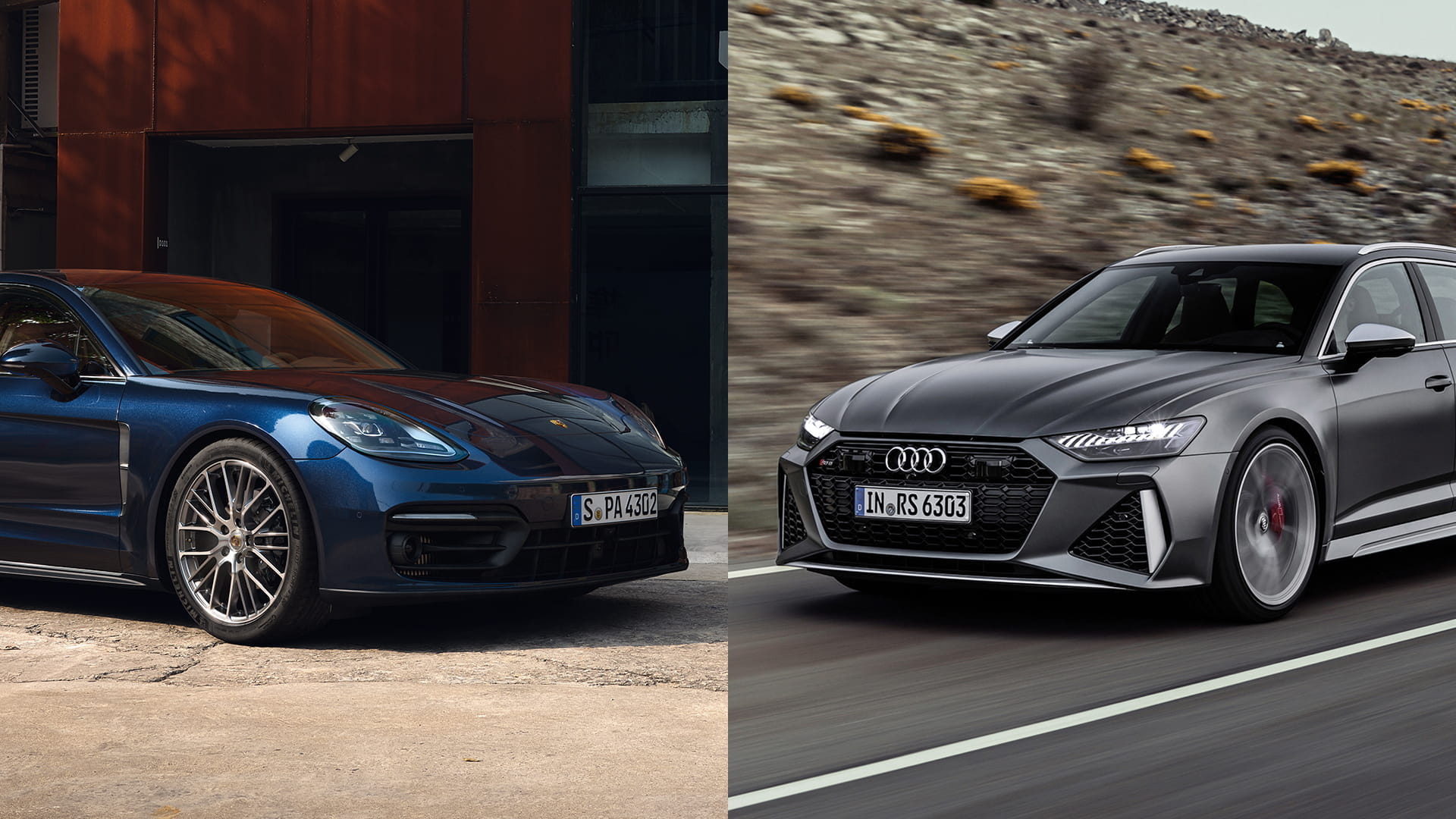2021 Panamera Turbo S Sport Turismo vs 2021 Audi RS6