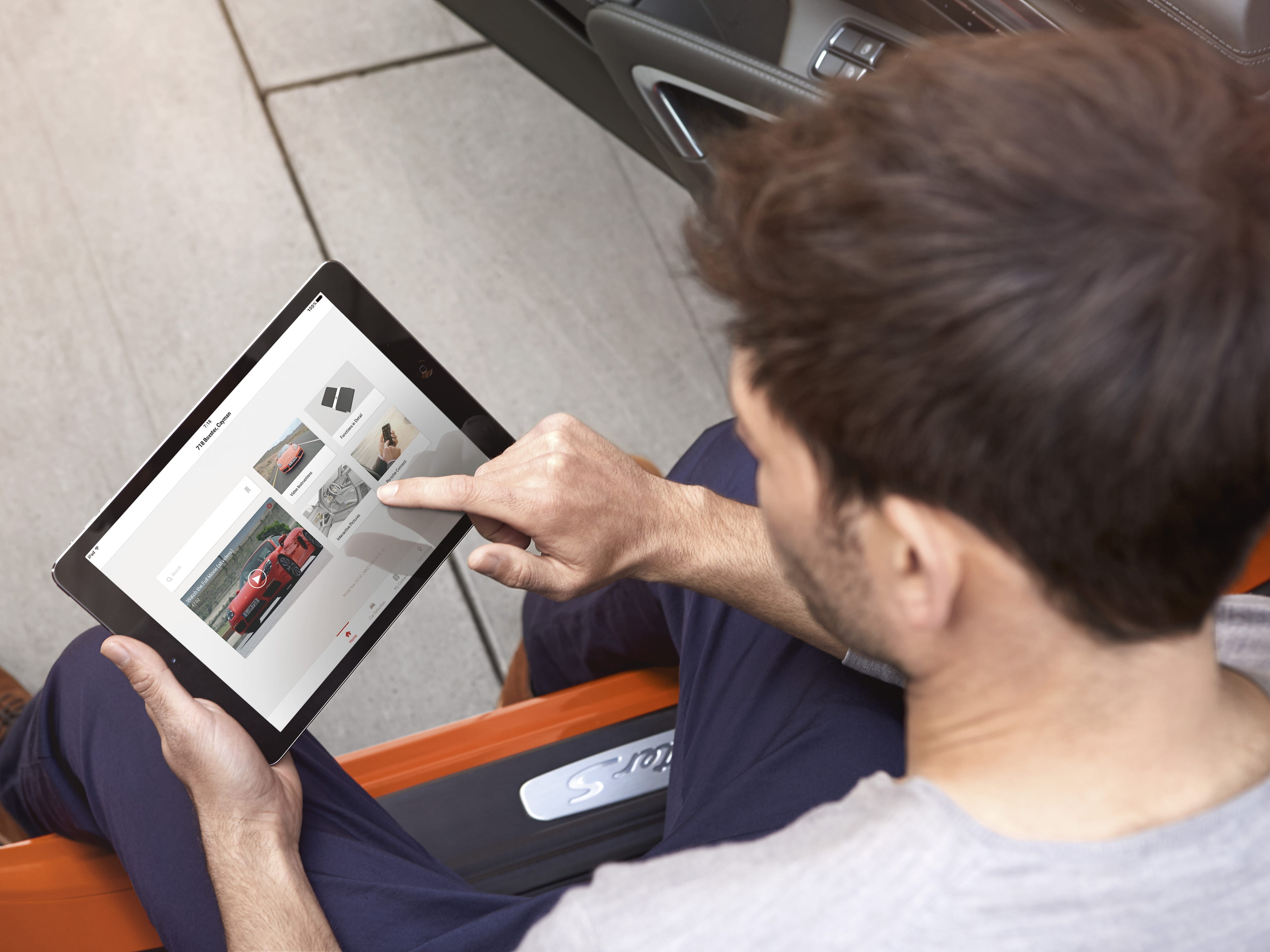 Porsche Tablet Display