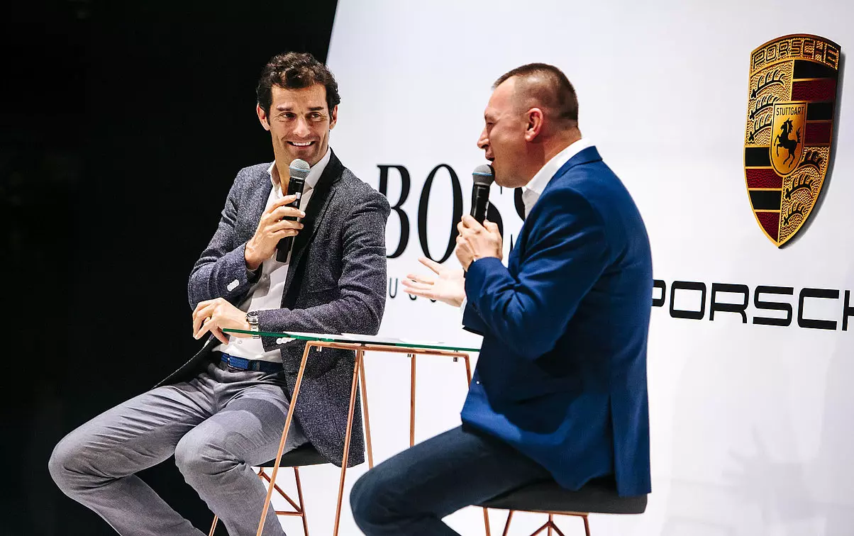Mark Webber, a Porsche nagykövete járt Magyarországon