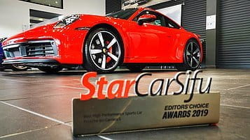 Awarded Best High Performance Sports Car The new 911
