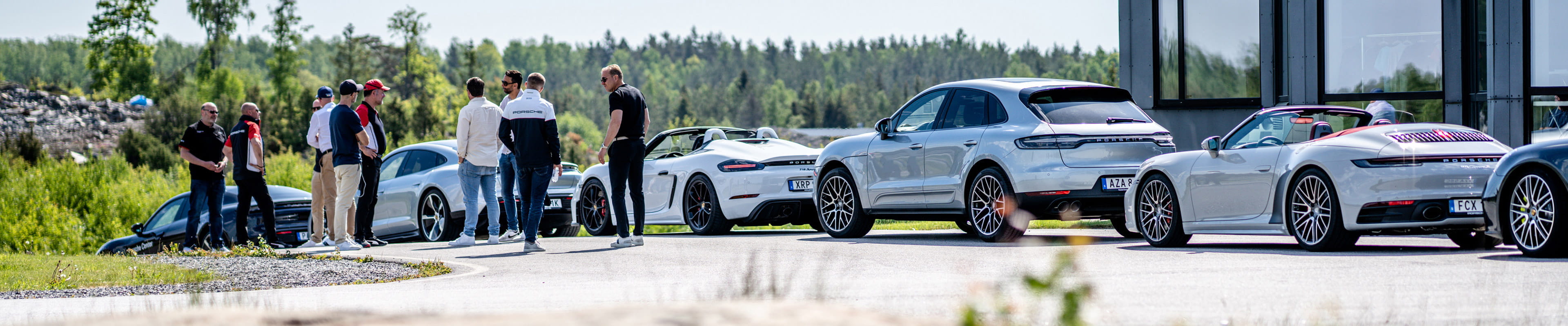 Porsche driver Porsche på rad