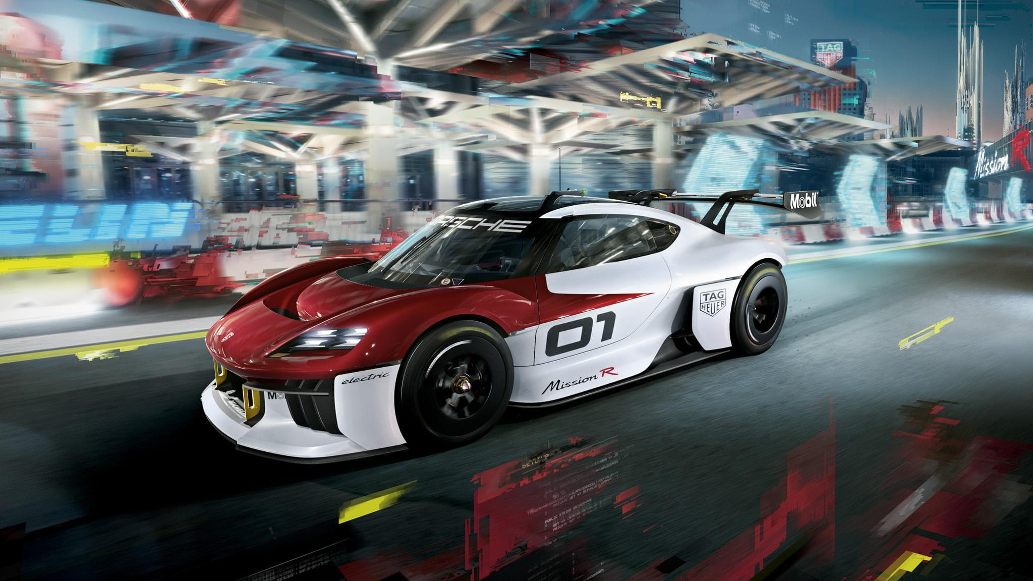 The Porsche Mission R Racing Electrified