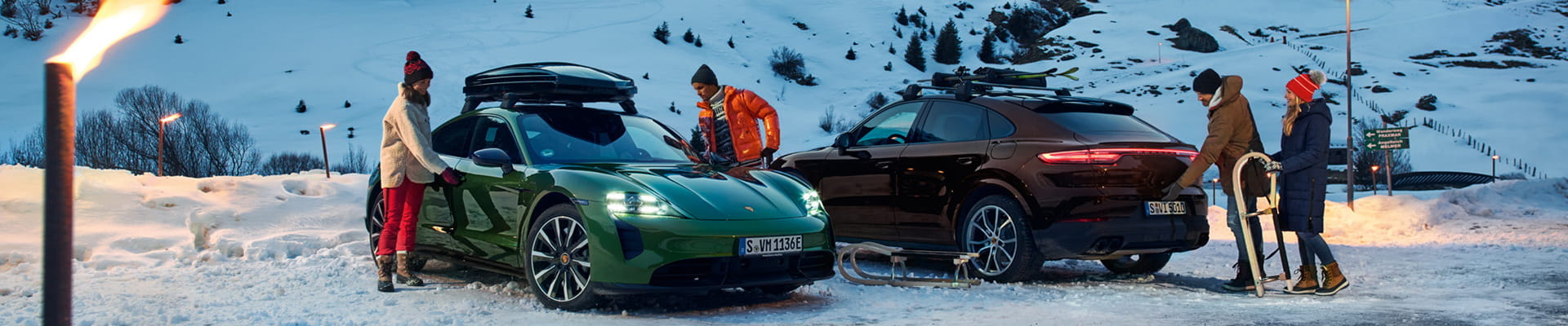 Porsche Rive-Sud - Offre support à skis/snowboard