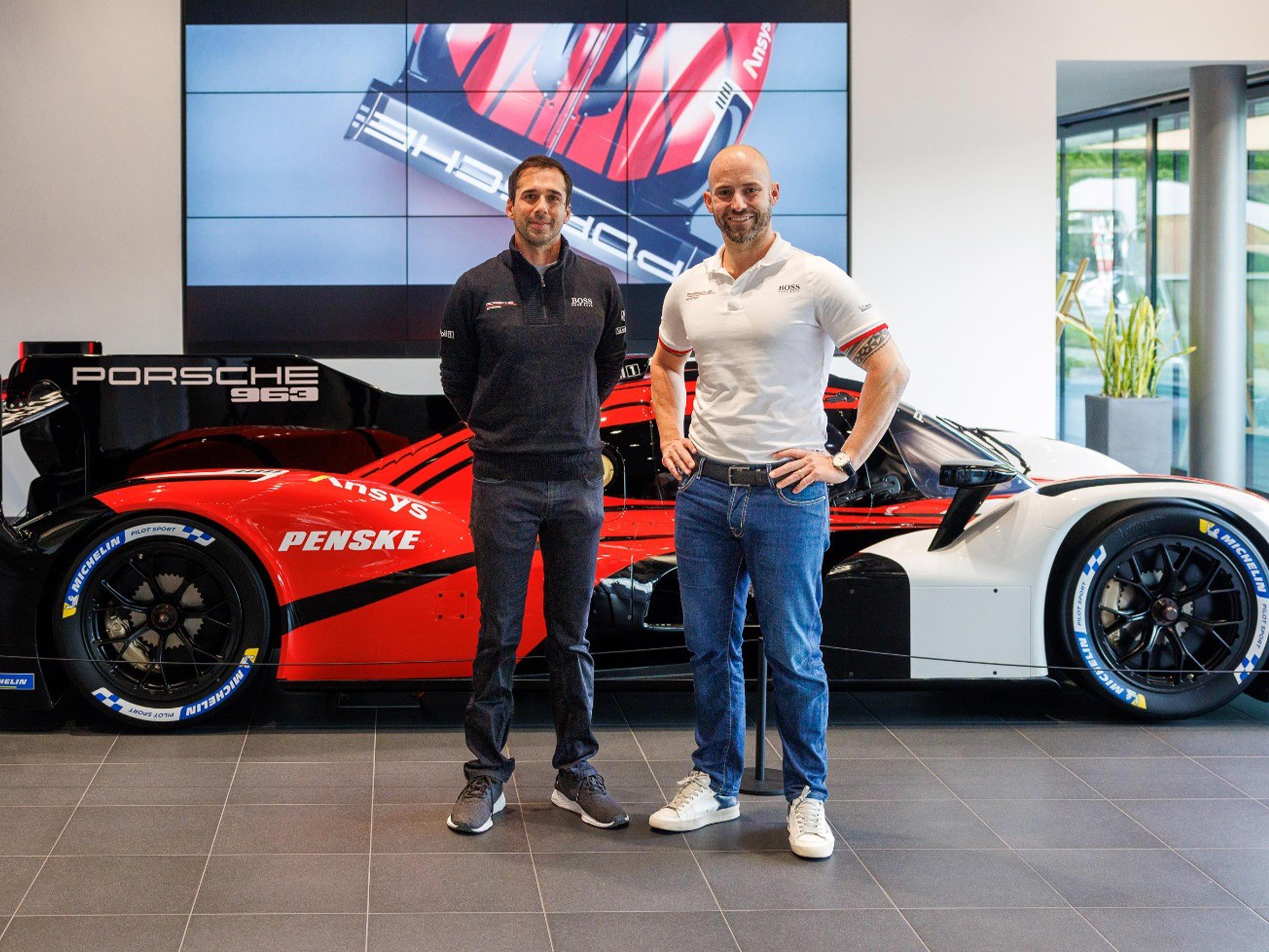 Porsche Live Event: Präsentation LMDh Rennauto Porsche 936 mit Neel Jani