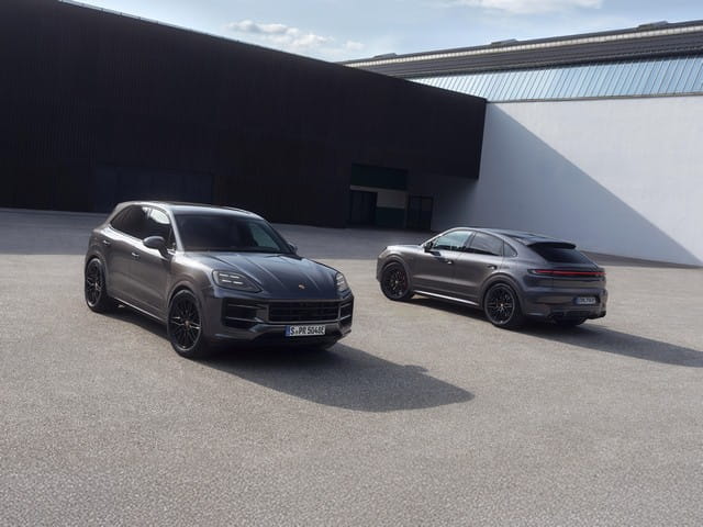 Cayenne in Taycan Black Edition